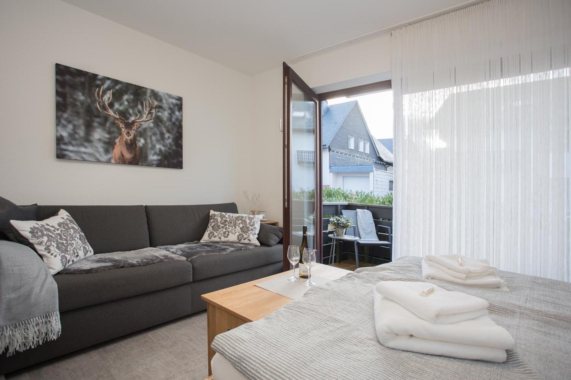 Deluxe Studio - City Center - 5 Min To Slopes - Am Kurpark - Free Parking Winterberg Exterior photo
